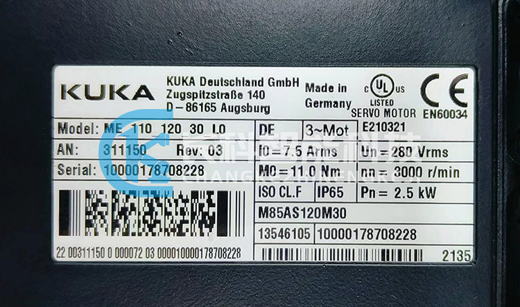 庫卡伺服電機(jī)00-311-150 ME_110_120_30_L0 庫卡伺服電機(jī)00-311-150 ME_110_120_30_L0