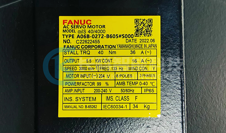 發那科伺服電機A06B-0272-B605#S000 發那科伺服電機A06B-0272-B605#S000
